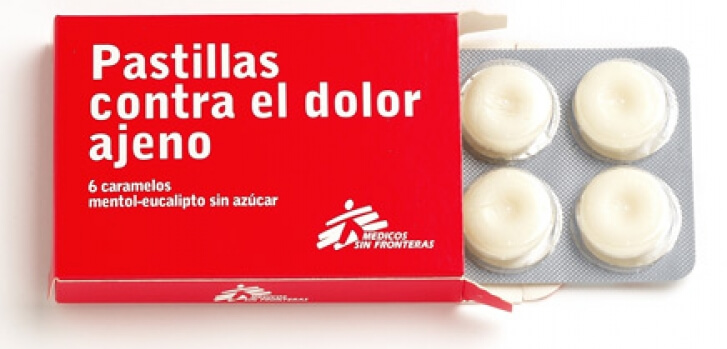 caja pastillas contra el dolor ajeno